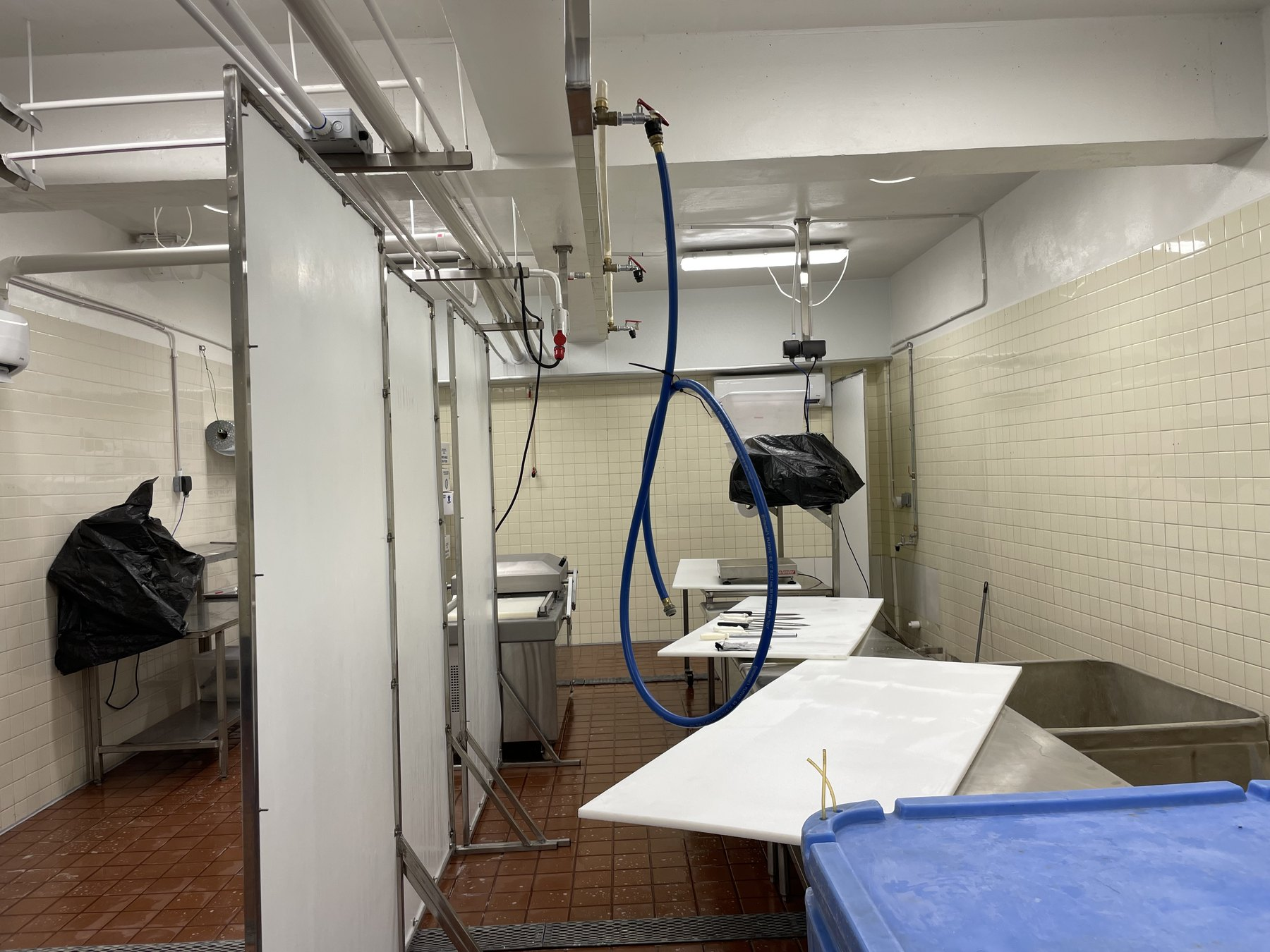 Clean equipment room inside GNExTT processing facility