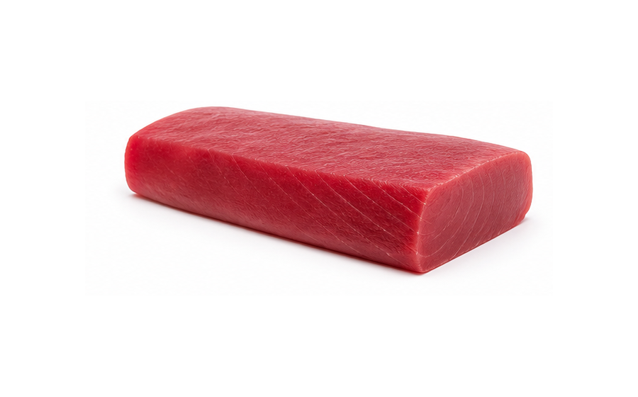 Yellowfin tuna loin cut
